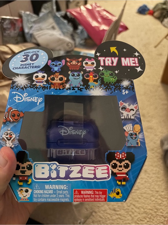Disney Other - Disney Bitzee Pixel Character Toy - Blue and Purple